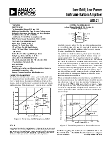 浏览型号AD621BN的Datasheet PDF文件第1页