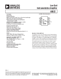 浏览型号AD622AR的Datasheet PDF文件第1页