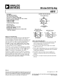 浏览型号AD707BQ的Datasheet PDF文件第1页