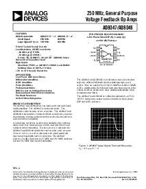 浏览型号AD8048AR的Datasheet PDF文件第1页
