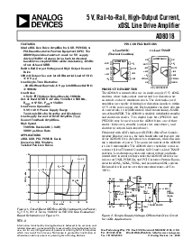 浏览型号AD8018AR的Datasheet PDF文件第1页