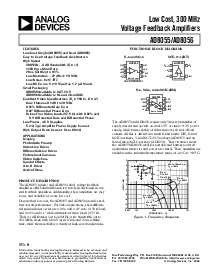 浏览型号AD8056AR的Datasheet PDF文件第1页