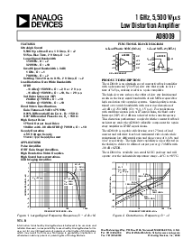 浏览型号AD8009AR的Datasheet PDF文件第1页