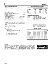 浏览型号AD9002SD/883B的Datasheet PDF文件第3页