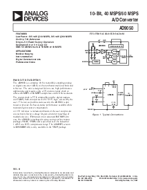 浏览型号AD9050BR的Datasheet PDF文件第1页