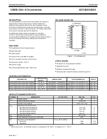 浏览型号ADC0804-1CN的Datasheet PDF文件第2页