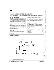 浏览型号ADC0832的Datasheet PDF文件第1页