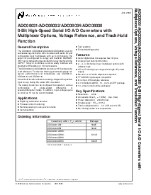 浏览型号ADC08034CIWM的Datasheet PDF文件第1页