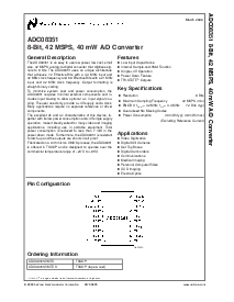 浏览型号ADC08351CIMTC的Datasheet PDF文件第1页