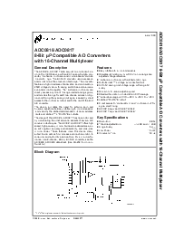 浏览型号ADC0816的Datasheet PDF文件第1页