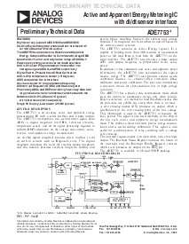 浏览型号ADE7753ARS的Datasheet PDF文件第1页