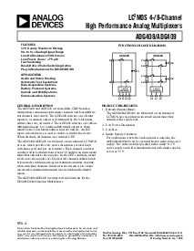 浏览型号ADG408TQ的Datasheet PDF文件第1页