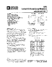 浏览型号ADG528AKN的Datasheet PDF文件第1页