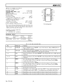 浏览型号ADM1072ARQ的Datasheet PDF文件第3页