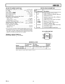 浏览型号ADM1020AR-REEL的Datasheet PDF文件第3页