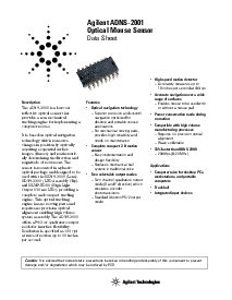 浏览型号ADNS-2001的Datasheet PDF文件第1页