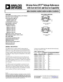 浏览型号ADR434BR的Datasheet PDF文件第1页
