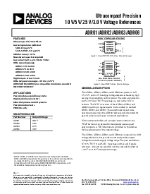 浏览型号ADR03AR的Datasheet PDF文件第1页