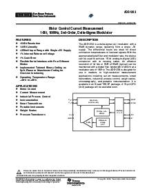 浏览型号ADS1203IPWT的Datasheet PDF文件第1页
