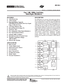 浏览型号ADS1204IRHBR的Datasheet PDF文件第1页