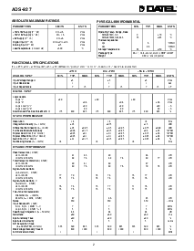 浏览型号ADS-927GC的Datasheet PDF文件第2页