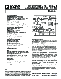 浏览型号ADuC836BS的Datasheet PDF文件第1页