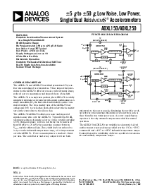 浏览型号ADXL250JQC的Datasheet PDF文件第1页