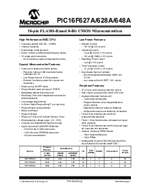 浏览型号PIC16LF627A-E/ML的Datasheet PDF文件第3页