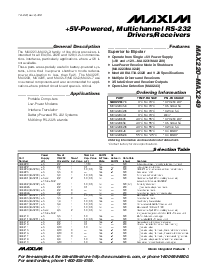 浏览型号MAX232AEWE的Datasheet PDF文件第1页