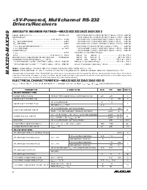 浏览型号MAX232AEWE的Datasheet PDF文件第2页