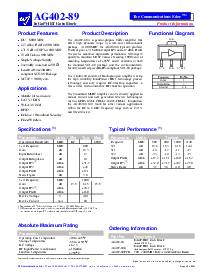 浏览型号AG402-89的Datasheet PDF文件第1页