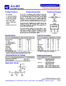 浏览型号AG403-89的Datasheet PDF文件第1页