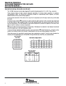 浏览型号SN74LV574AGQNR的Datasheet PDF文件第2页