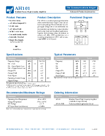 浏览型号AH101的Datasheet PDF文件第1页