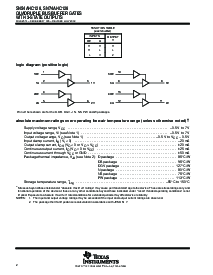 浏览型号SN74AHC126DR的Datasheet PDF文件第2页