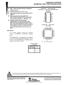 浏览型号SN74AHC00PW的Datasheet PDF文件第1页