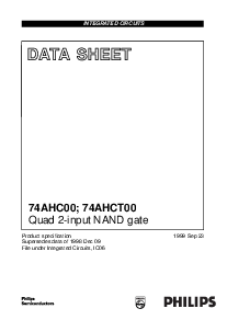 浏览型号74AHC00D的Datasheet PDF文件第1页