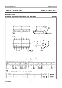 浏览型号74AHC02PW的Datasheet PDF文件第9页