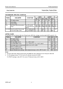 浏览型号74AHC04D的Datasheet PDF文件第4页