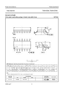 浏览型号74AHC04的Datasheet PDF文件第9页