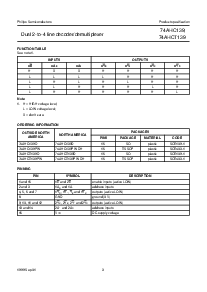 浏览型号74AHC139PW的Datasheet PDF文件第3页