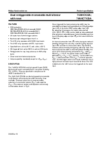 浏览型号74AHC123A的Datasheet PDF文件第2页