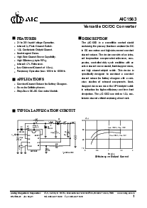 浏览型号AIC1563的Datasheet PDF文件第1页