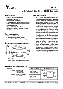 浏览型号AIC1578CN的Datasheet PDF文件第1页