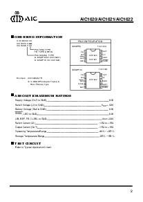 浏览型号AIC1622的Datasheet PDF文件第2页