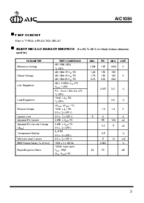 浏览型号AIC1084-CMA的Datasheet PDF文件第3页