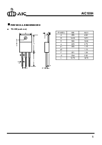 浏览型号AIC1084-CMA的Datasheet PDF文件第6页