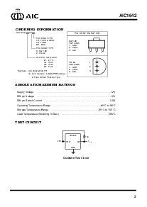 浏览型号AIC1642的Datasheet PDF文件第2页