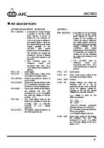 浏览型号AIC1633CS的Datasheet PDF文件第6页