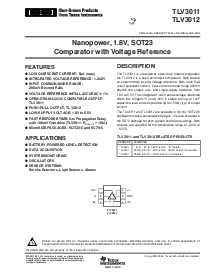浏览型号TLV3012AIDBVR的Datasheet PDF文件第1页